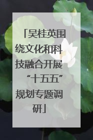 吴桂英围绕文化和科技融合开展“十五五”规划专题调研